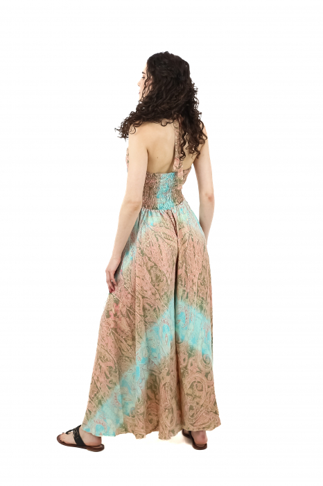 Salopeta din material fluid cu decolteu in V - Model 3 [3]