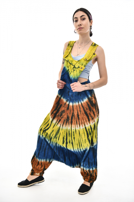 Salopeta Salvar Tie-dye - Portocaliu [10]