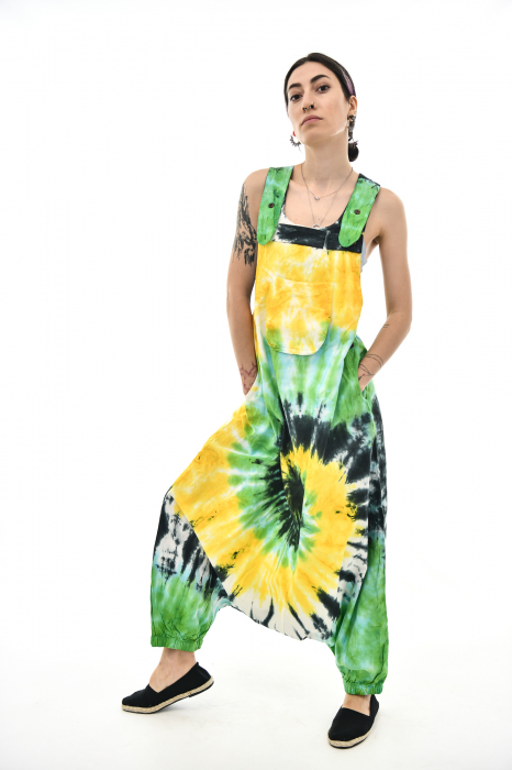 Salopeta Salvar Tie-dye - Portocaliu [3]