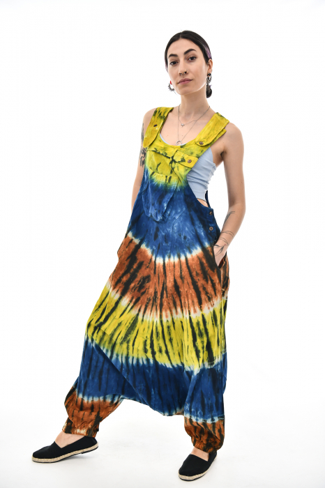 Salopeta Salvar Tie-dye - Portocaliu [7]