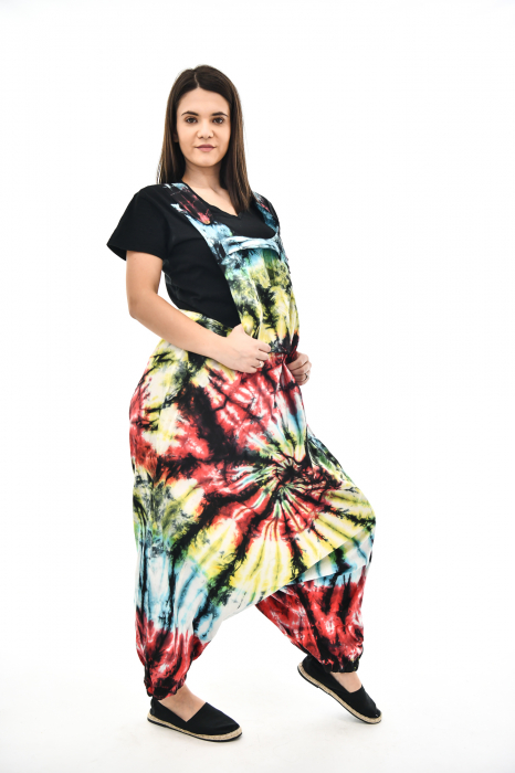 Salopeta Salvar Tie-dye - Portocaliu [38]