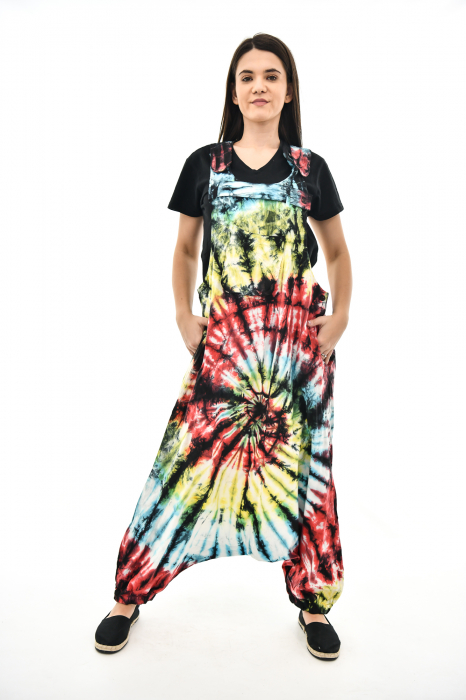Salopeta Salvar Tie-dye - Portocaliu [29]