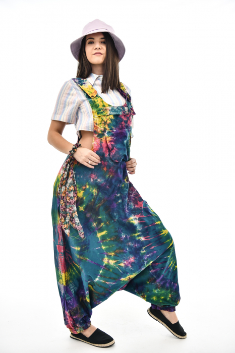 Salopeta Salvar Tie-dye - Portocaliu [57]