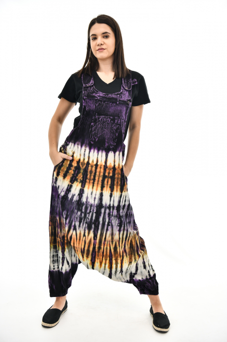 Salopeta Salvar Tie-dye - Portocaliu [5]