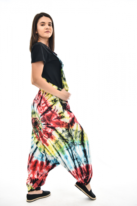 Salopeta Salvar Tie-dye - Portocaliu [36]