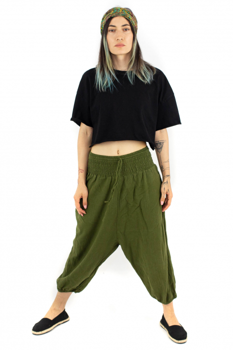 Salvari 3/4 intr-o culoare - Khaki [2]