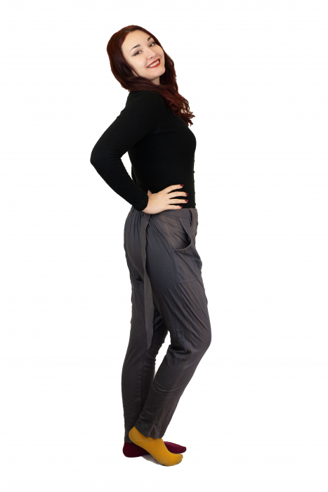 Salvari cu nasturi - Gri [3]