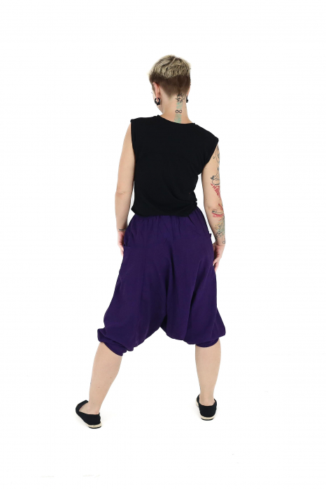 Salvari din bumbac 3/4 intr-o culoare - Rosu (85) [4]