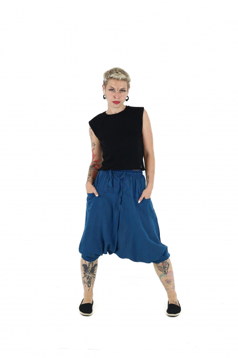 Salvari din bumbac 3/4 intr-o culoare - Rosu (85) [2]