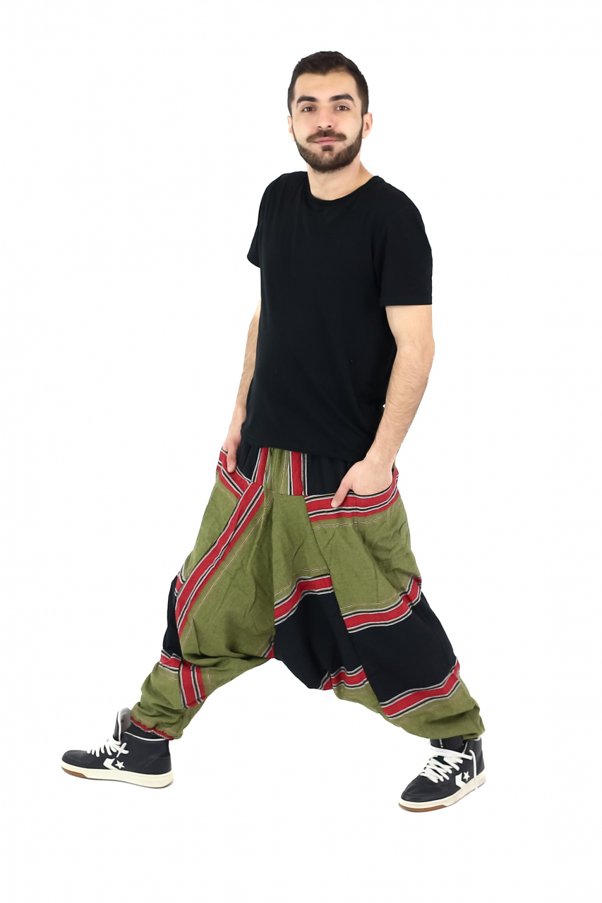 Salvari din bumbac captusiti cu polar - Shayama - Albastru [3]