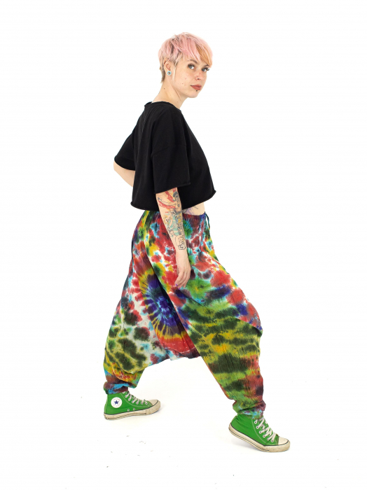Șalvari din bumbac Tie Dye - Stelar [2]