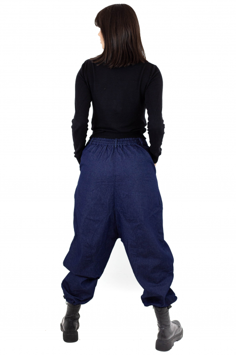 Salvari din denim cu motive florale [5]