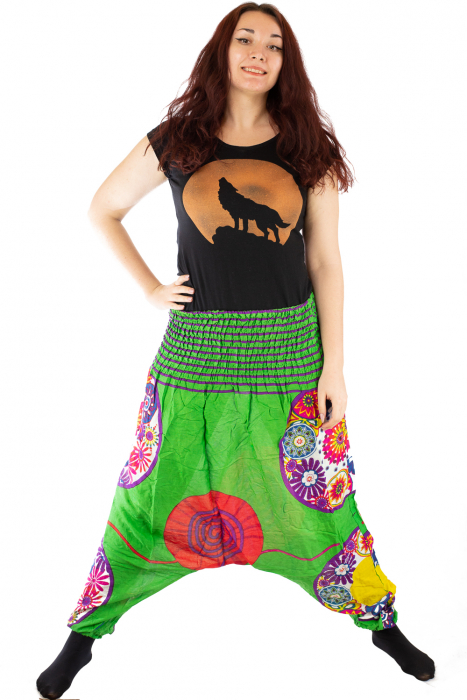 Salvari femei verzi cu spirala [2]