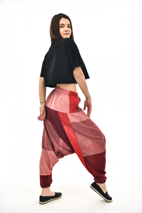 Salvari in carouri in nuante de rosu [7]