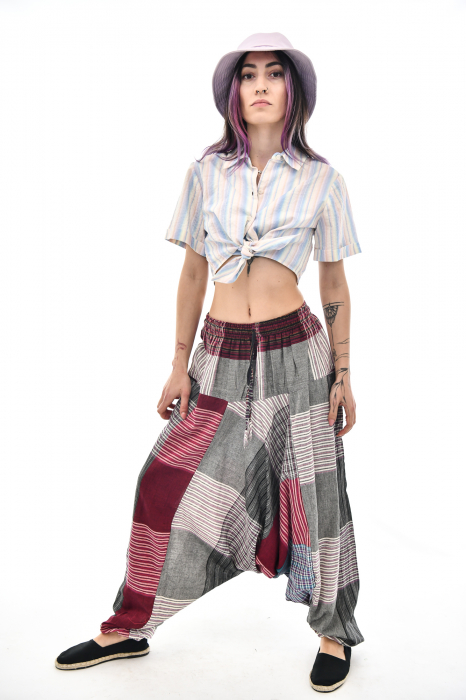 Salvari in carouri - Rosu cu Gri [2]