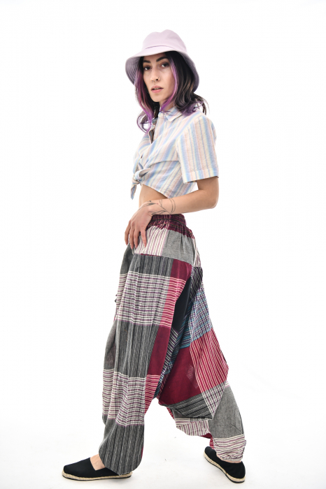 Salvari in carouri - Rosu cu Gri [4]