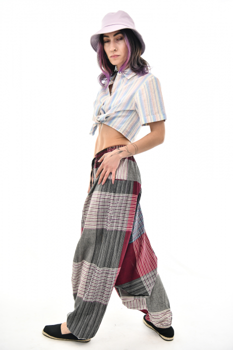 Salvari in carouri - Rosu cu Gri [5]