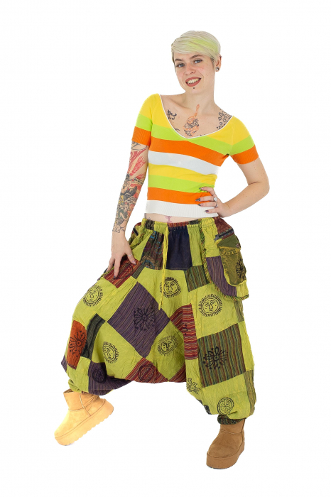 Salvari patch unicat cu buzunare supradimensionate - Model 11 [5]