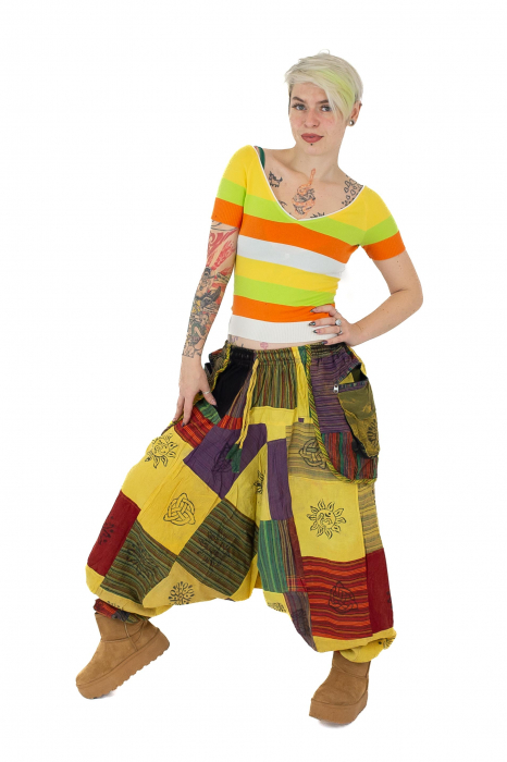 Salvari patch unicat cu buzunare supradimensionate - Model 24 [5]