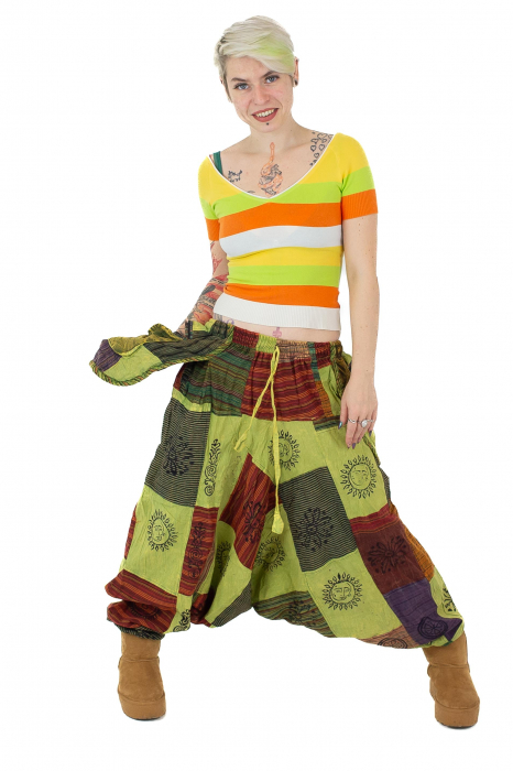 Salvari patch unicat cu buzunare supradimensionate - Model 25 [2]