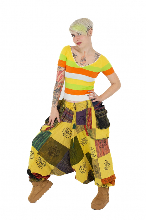 Salvari patch unicat cu buzunare supradimensionate - Model 27 [5]