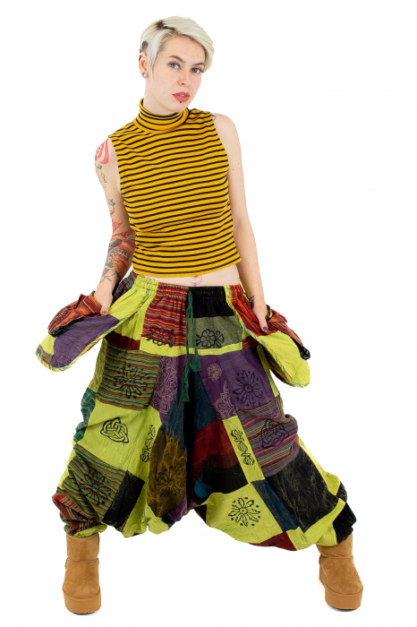 Salvari patch unicat cu buzunare supradimensionate - Model 39 [2]