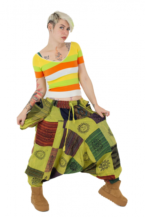 Salvari patch unicat cu buzunare supradimensionate - Model 54 [3]