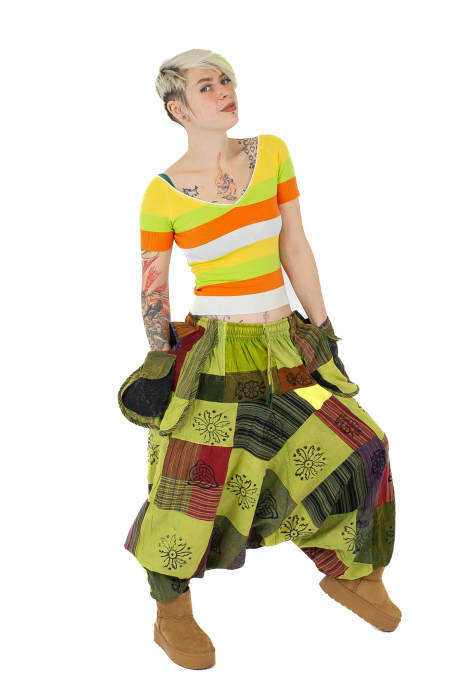 Salvari patch unicat cu buzunare supradimensionate - Model 55 [3]
