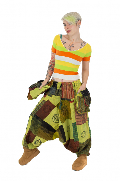 Salvari patch unicat cu buzunare supradimensionate - Model 56 [5]