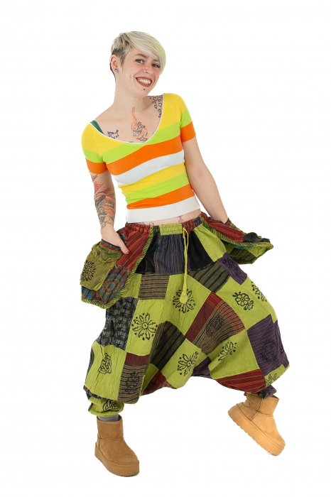 Salvari patch unicat cu buzunare supradimensionate - Model 59 [3]