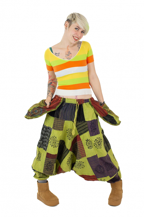 Salvari patch unicat cu buzunare supradimensionate - Model 59 [2]