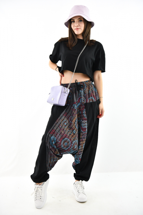 Salvari print mandala - negru [8]