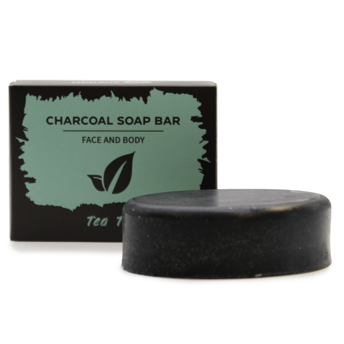 Săpun cu Cărbune Activ 85g – Tea Tree (Arbore de Ceai) [1]