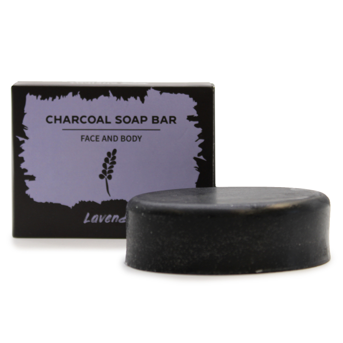 Săpun cu Cărbune Activ 85g – Lavander (Lavandă) [1]