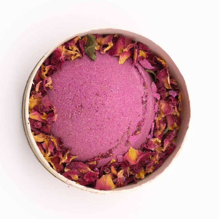Set aromaterapie – Bombă de Baie Efervescentă, Sare de Himalaya și Petale de Trandafir (Cupid's Escape Self-Care) [4]