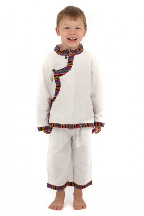 Set bluza si pantaloni pentru copii - Gri [2]