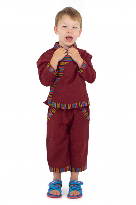 Set bluza si pantaloni pentru copii - Gri [2]