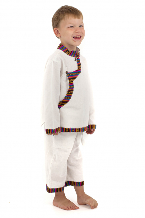 Set bluza si pantaloni pentru copii - Gri [4]