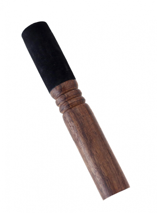 Set Singing Bowl (bol,malete+pernita) - handmade - 18cm - 759gr  - 195Hz - Vajrasattva shakti [6]