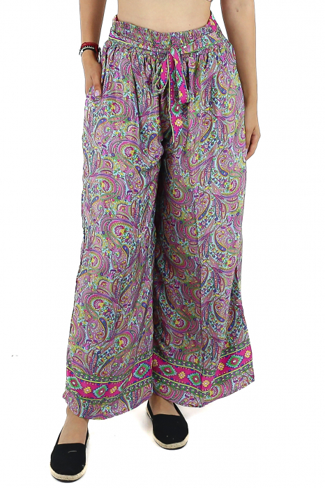 Set top tip bustiera si pantaloni cu croi drept - Model 2 [3]