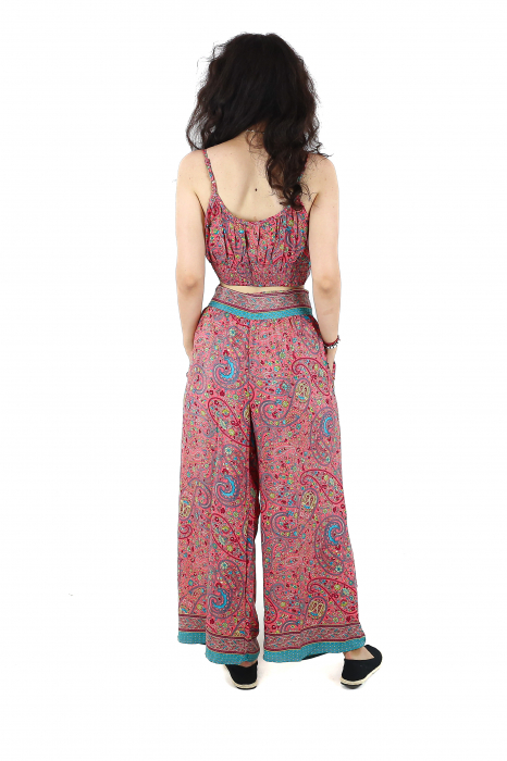 Set top tip bustiera si pantaloni cu croi drept - Model 4 [6]