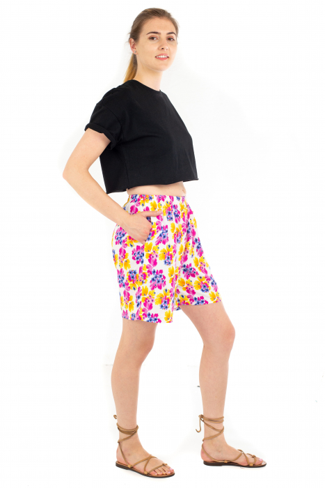 Pantaloni scurti - Painted Flowers [3]
