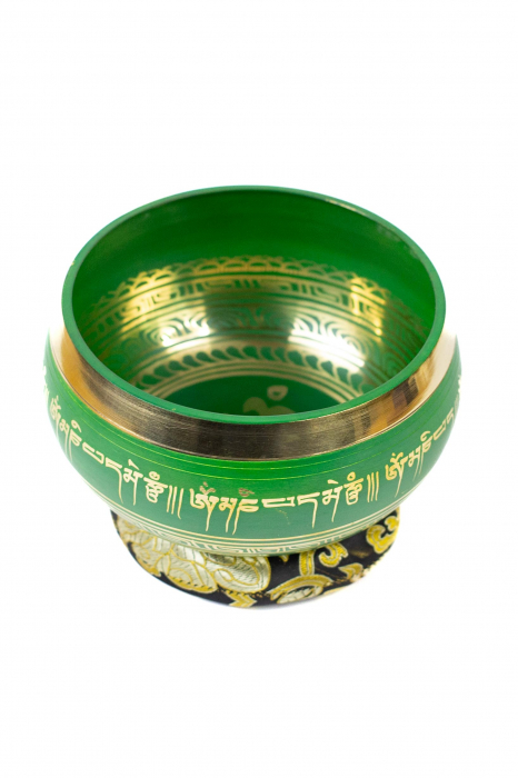 Singing Bowl cu simboluri tibetane - Marime Mare 17 cm - Model 1 [3]