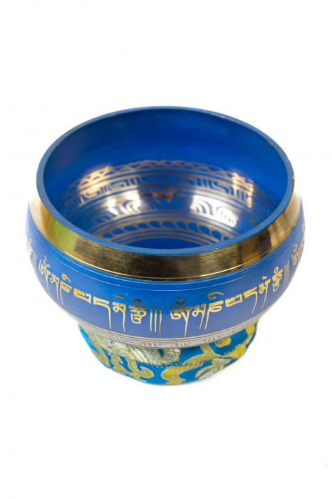 Singing Bowl cu simboluri tibetane - Marime Mare 17 cm - Model 3 [3]