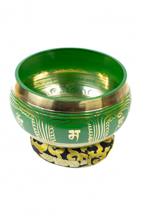 Singing Bowl cu simboluri tibetane - Marime Mare 17 cm - Model 5 [3]