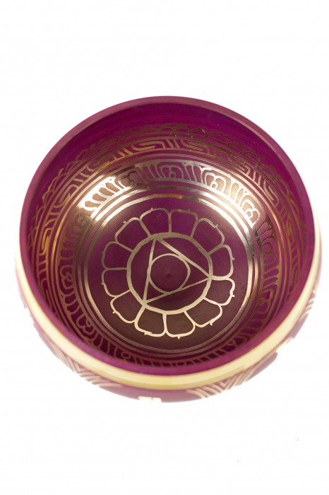 Singing Bowl cu simboluri tibetane - Marime Medie 13 cm - Model 1 [2]