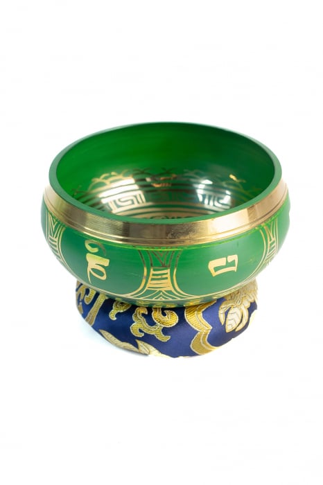 Singing Bowl cu simboluri tibetane - Marime Medie 13 cm - Model 13 [3]