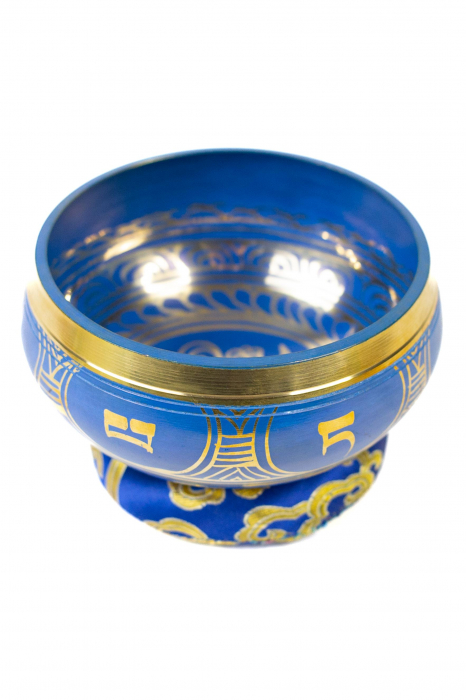 Singing Bowl cu simboluri tibetane - Marime Medie 13 cm - Model 2 [3]