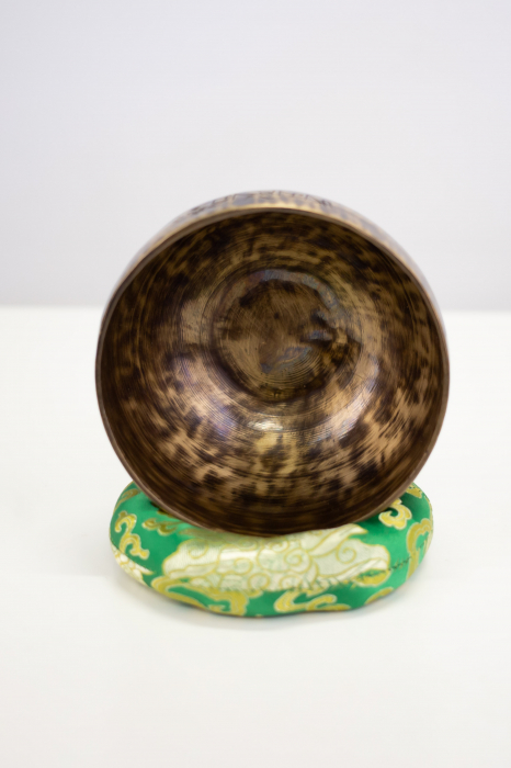 Singing Bowl Tibetan Autentic Forjat manual - Full Moon, 14 cm, 0,593 Kg [3]