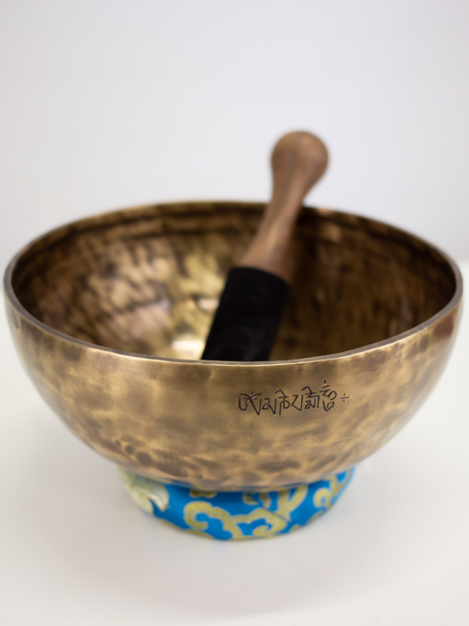 Singing Bowl Tibetan Autentic Forjat manual - Full Moon, 25 cm, 1,907 Kg [4]